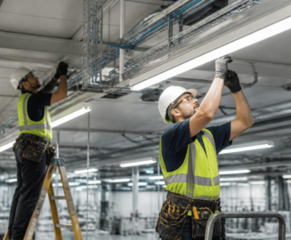 industrial lighting installations